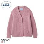 ショッピングモコモコ ジェラートピケ レディース Valentine アランカーディガン ジェラピケ パジャマ ルームウェア gelato pique バレンタイン