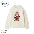 ショッピング大人 ジェラートピケ レディース スカーフDOG ジャガードプルオーバー ジェラピケ パジャマ ルームウェア gelato pique