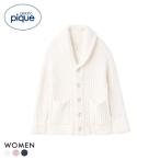 ショッピングパウダー ジェラートピケ レディース パウダーリブショールカーディガン ジェラピケ パジャマ ルームウェア gelato pique