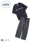 ジェラートピケ レディース スムーズィーロゴジャガードプルオーバー＆ロングパンツセット 上下セット ジェラピケ