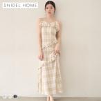 スナイデルホーム チェックフリルワンピース ルームウェア パジャマ SNIDEL HOME