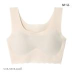 ウンナナクール une nana cool 綿混 フラット仕上げノンワイヤーブラジャー フルカップ ブラジャー 単品