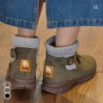 moz モズ ゆったり幅広 軽量リブニットショートブーツ 25-25.5cm ワイズ4E nissen ニッセン