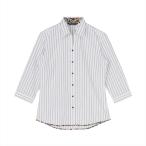 【公式】東京シャツ スキッパー 七分袖 形態安定 レディースシャツ 裾パイピング