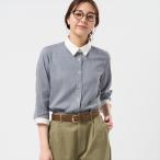 【公式】東京シャツ 【Pitta Re:)】 カジュアルシャツ Wガーゼ 七分袖 綿100% レディース