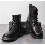 マーティンブーツ　革ブーツメンズ　ショートブーツ　PU革　紳士靴  防寒 かっこいいワークブーツ 秋冬新作
