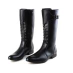 ロングブーツ　バイクブーツ  革ブーツ  メンズシューズ    冬  PU革　 ステージ用靴　コスプレイヤー　かっこいい  防寒防風　バイク用品