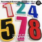総刺繍 数字＆記号（ゴシック体／5〜10cm）１文字 アイロン ワッペン　色・サイズが選べる ORDER MADE WAPPEN（オーダーメイドワッペン）！