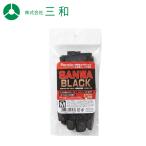 SANWA BLACK（サンワブラック）S-BLKM 作業用手袋 Mサイズ スマホ対応 タッチパネル対応 高耐久 洗濯OK 3D縫製 汗拭きパッド付 三和