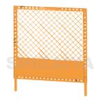  забор S-1( с ножками комплект ) orange 805972-01 солнечный ko-( три .)