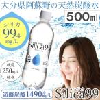 国産（黒岳・阿蘇野） 天然炭酸水（微炭酸） シリカ水 シリカ99 silica99（500ml） 住宅企画