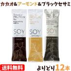 SOY Concept（ソイコンセプト）ボタニカルプロテインバー よりどり12本セット 長良園 メール便送料無料の場合代引・同梱不可