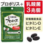 プロポリスサプリメント＋乳酸菌（25.8g（430mg×60粒）） 森川健康堂 メール便送料無料の場合代引・同梱不可