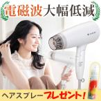 ショッピングドライヤー 8％OFFクーポン 電磁波低減 ヘアケアドライヤー ホワイト〔ZD-750W〕 ゼンケン ヘアスプレープレゼント