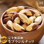 生ナッツ ブラジルナッツ 500g (250g×2袋) 送料無料 ブラジル産 無塩 無添加 チャック付き ナッツ おつまみ おやつ 自然の館▼ 非常食 ゲリラ