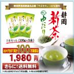 2024 新茶 お茶 静岡新茶  緑茶 深むし茶 「ゆったり」100ｇ ３本 送料無料