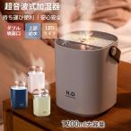 加湿器 卓上加湿器 超音波加湿器 2L 大容量 USB給電式 持ち運び便利 空焚き防止機能 静音設計 仕事 睡眠