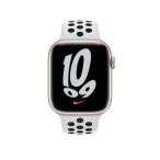 アップルウォッチ Apple Watch Nike Series 7 GPS + Cellularモデル 41mm ピュアプラチナム/ブラック Nikeスポーツバンド