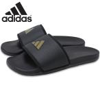 アディダス adidas サンダル メンズ アディレッタ コンフォート U シャワー ブラック 黒 JS1146
