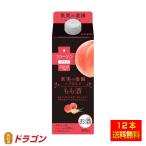 送料無料/果実の楽園 プラス もも酒 コラーゲン入り リキュール 10度 500ml×12本 合同酒精