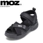 レディース サンダル スポーツサンダル モズ スウェーデン MOZ sweden MOZ-260 厚底 ボリュームソール 人気 ブランド ブラック