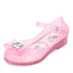 サンリオ 光るクリアパンプス H83115 キッズガールズ サンダル 光る ピカピカ キラキラ ラメ リボン 可愛い 女の子 ピンク