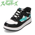 セダークレスト スパットシューズ（スニーカータイプ） CC-3143 キッズ スパットシューズ スニーカー 子供靴 男の子 ホワイト×ブラック 爆買 SALE