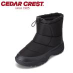 セダークレスト CEDAR CREST CC-9462 メンズ スノーブーツ 防水ブーツ アイスグリップ 防滑 中綿 防寒 暖かい ブラック