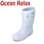 ショッピングレインブーツ キッズ オーシャンリラックス レインブーツ OR-6401 キッズ レインシューズ 長靴 雨 子ども 女の子 サンダル シンプル ブルー 爆買