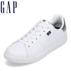 ギャップ GAP GPU12433CW レディース 軽量ローカットスニーカー コートタイプ 限定モデル 軽量 軽い 人気 ブランド ホワイト×シルバー SALE