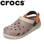クロックス crocs 208776.M メンズ サンダル クロッグ ルーム シューズ 柔らかい フィット感 バック ストラップ シンプル ブラウン