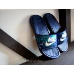 ショッピングベナッシ ナイキ NIKE スニーカー サンダル レディース BENASSI JDI PRINT ベナッシ プリント スポサン ブルー 618919 404