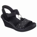 SKECHERS スケッチャーズ レディース サンダル スリップインズ ランブル オン ダンシング アウェイ 119619 BLK ブラック 黒