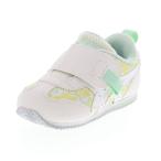 asics Asics a Ida ho baby IDAHO BABY KT-ES G2 1144A439-100 "теплый" белый × белый девочка цветочный принт ремень модель 