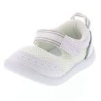 Yahoo! Yahoo!ショッピング(ヤフー ショッピング)オサンポ キッズ シューズ 上履き うわばき ベビーシューズ 洗える 子供靴 幅広3E マジックテープ オサンポ561B 白 ホワイト 12.0cm〜14.5cm