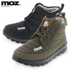 モズ 靴 moz sweden レディース チャッカ ブーツ ウィンター シューズ 防水 防寒 あったか ボア MOZ 187102 ブラック/カーキ S M L LL