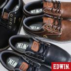 エドウィン 防水スニーカー メンズ EDW-7980 防滑 滑りにくい ワイド 靴 ブラック 黒 ネイビー ブラウン キャメル EDWIN 25.0cm〜30.0cm EDW7980