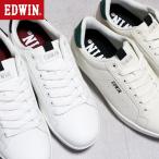 エドウィン 白スニーカー EDW-7034 ホ�