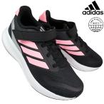  спортивные туфли Adidas core faito5.0 EL C IE8580 черный / розовый 19cm 21.0cm Kids Junior ребенок обувь шнур нет обувь надеть обувь ... обувь текстильная застёжка 