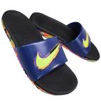 スライドサンダル ナイキ IM5714 001 カワスライド SE GS/PS ブラック/グリーン/ブルー 23cm〜25cm キッズ ジュニア レディース シャワーサンダル スリッパ 靴