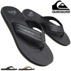 トングサンダル クイックシルバー QSD251201 Quiksilver CARVER NUBUCK ブラック ベージュ 26cm・27cm メンズ サンダル 鼻緒サンダル スライドサンダル
