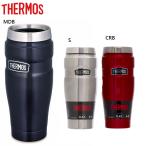470ml サーモス メンズ レディース 真空断熱タンブラー アクセサリー 保温 保冷 外側が熱くならない ティーフック付き ROD001
