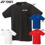  Yonex мужской женский Uni dry футболка теннис одежда состязание tops короткий рукав UV cut . пот скорость . система электро- движение спорт 16800