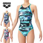 アリーナ レディース タフスーツ トレーニングワンピース(オープンバック) 水泳 ウェア 競技 練習用水着 プール 運動 スポーツ AS6SWM32L