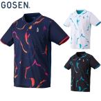  Gosen мужской женский игра рубашка теннис одежда состязание бадминтон tops короткий рукав дезодорация . пот скорость . движение спорт T2640