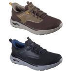 ショッピングSlip SKECHERS Slip-ins ARCH FIT CROSSER-CHOZEN 211190 Relaxed Fit 3E相当 幅広 スケッチャーズ スリップインズ:アーチフィット ゴムひも スリッポン