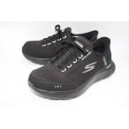 Skechers Slip-ins GO WALK FLEX 216330WW 100% WATERPROOF BBK スケッチャーズ スリップインズ EXTRA WIDE FIT 5E相当 防水モデル ブラック ひも靴