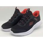 ショッピングSlip SKECHERS Slip-ins BOUNDER PRO 404208L スケッチャーズ スリップインズ：バウンダー プロ バンジーレース ゴムひも スリッポン KIDS キッズ  BLK NVY