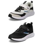 ショッピング瞬足 瞬足 LJ-848 黒/白　黒 キッズスニーカー 女の子 ガールズ 幅広３E 軽量 LEJ8480 左右非対称ソール カップインソール 3Eワイド設計 ERP素材 名前記入スペース