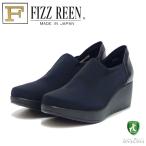 fiz Lee nFIZZ REEN 804 черный ( женский ) Wedge каблук стрейч . глубокий туфли-лодочки EEE( сделано в Японии ) водоотталкивающий 
